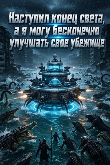 Обложка «Наступил конец света, а я могу бесконечно улучшать свое убежище»