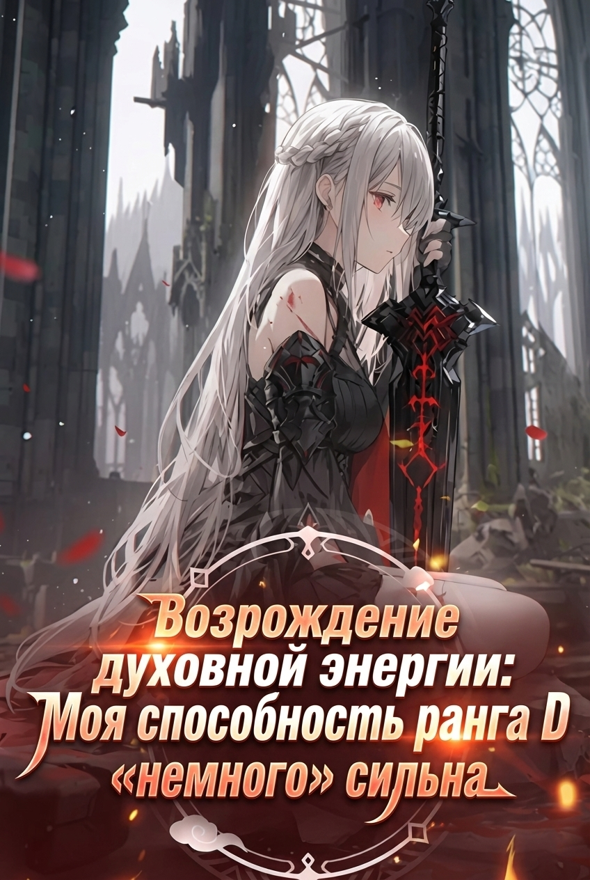 Обложка «Возрождение духовной энергии: Моя способность ранга D «немного» сильна»