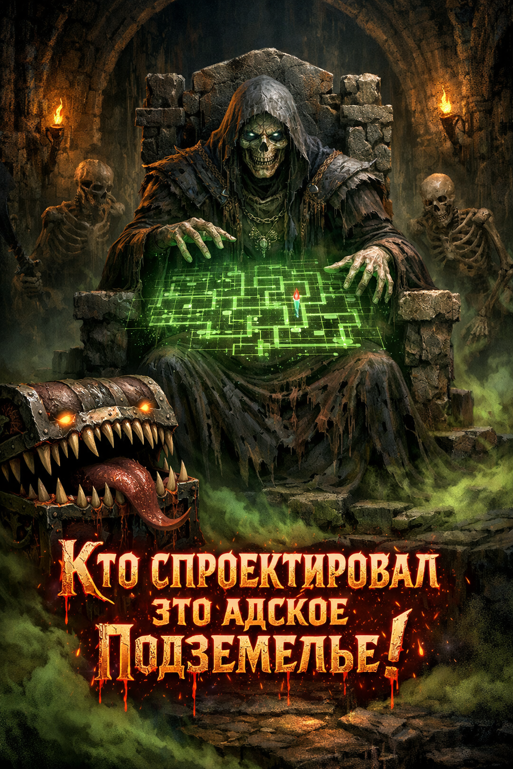Обложка «Кто спроектировал это адское подземелье!»