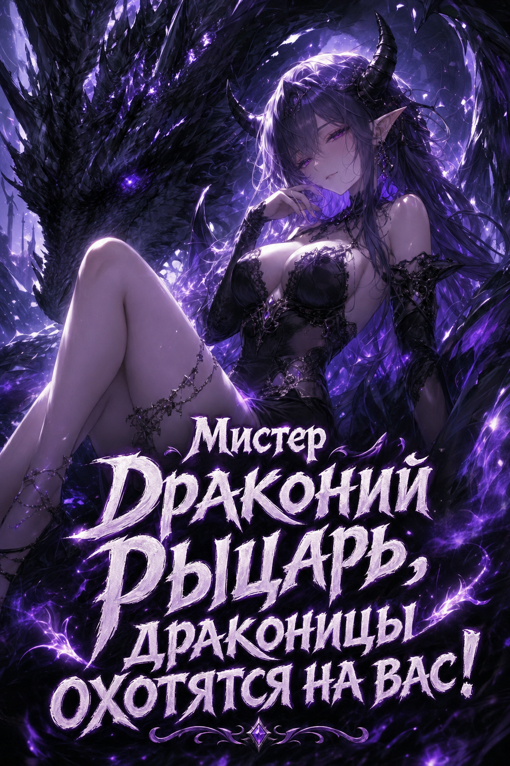 Обложка «Мистер Драконий Рыцарь, драконицы охотятся на вас!»